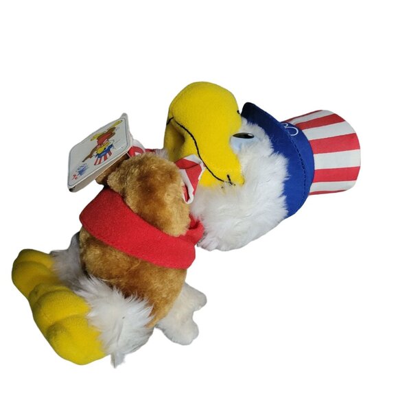 Vintage 80s Applause Sam Olympic Eagle 10 in Plush 1984 Olympics Stuffed Animal - Picture 3 of 10